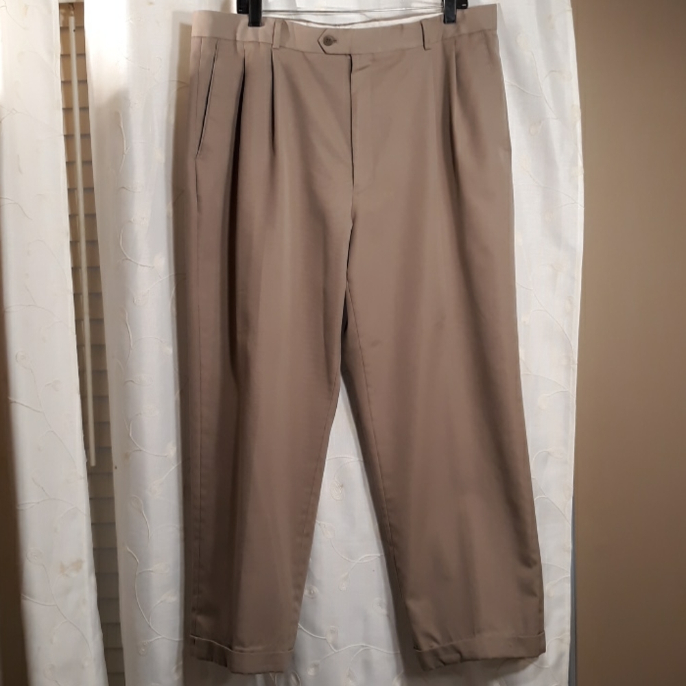 Joseph &Feiss dress slacks,38x30,woolblend cuffs